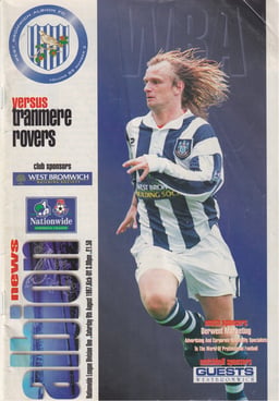 West Bromwich Albion v Tranmere Rovers Match Programme 1997-08-09